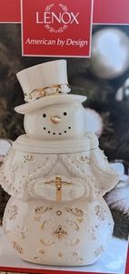 Lenox snowman cookie jar
